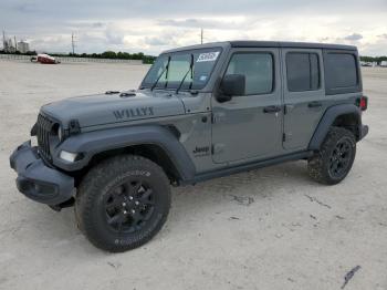  Salvage Jeep Wrangler