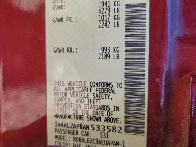 Nissan Altima Base Image 11