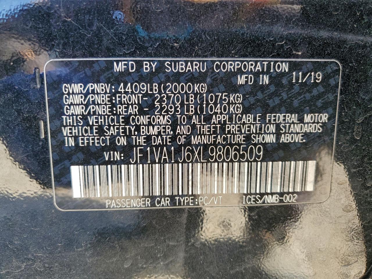 Subaru WRX Limited Image 3