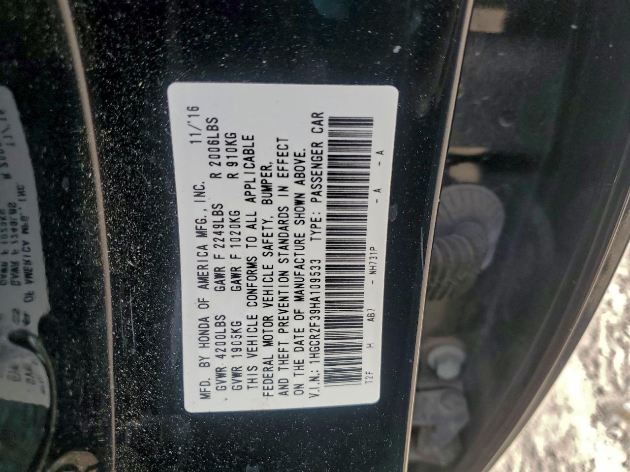 Honda Accord Lx Image 9