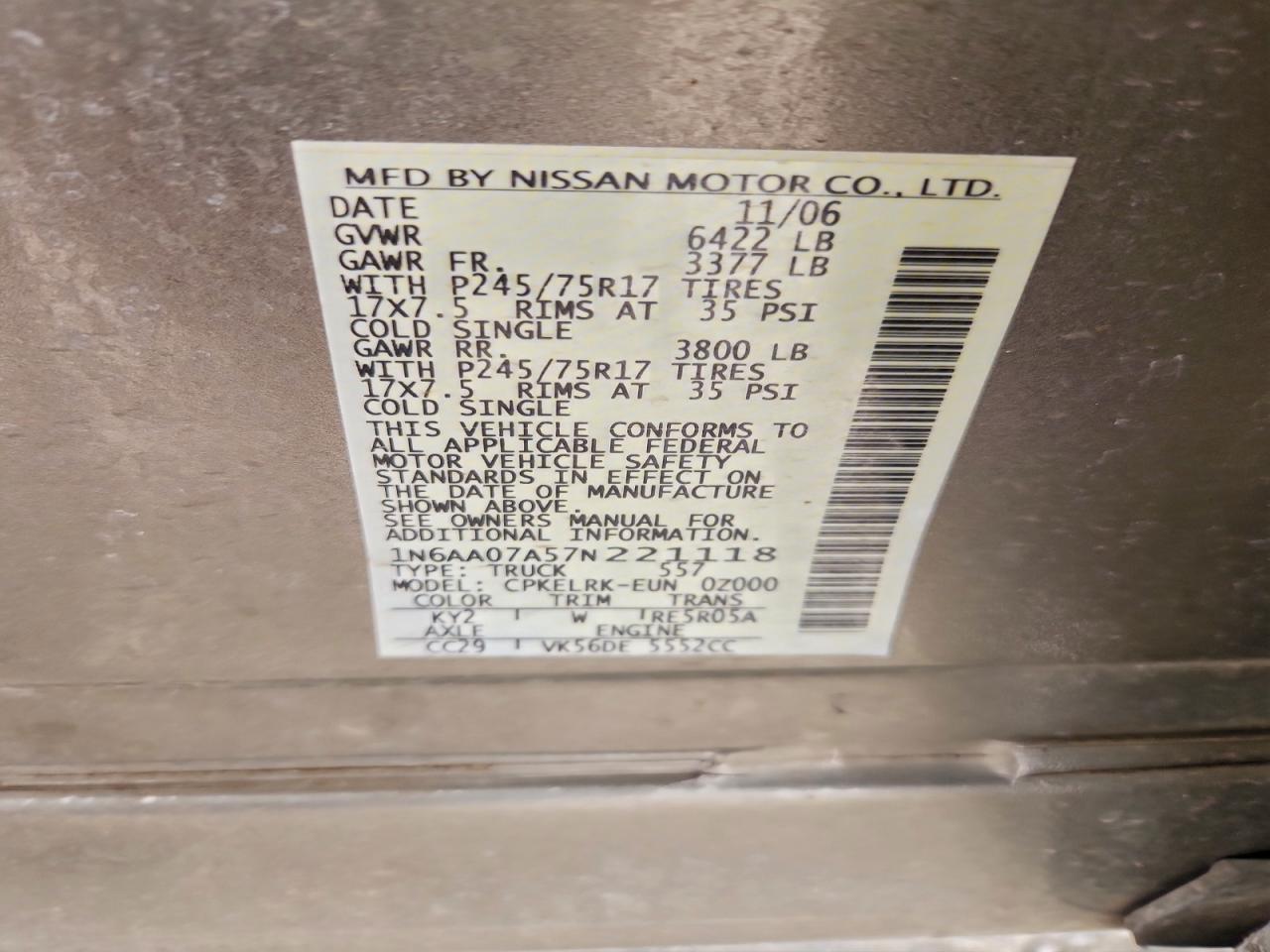 Nissan Titan Xe Image 12