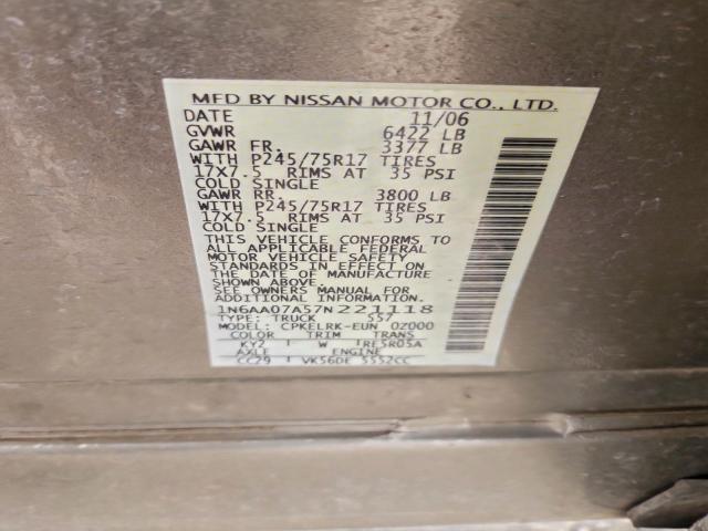 Nissan Titan Xe Image 12