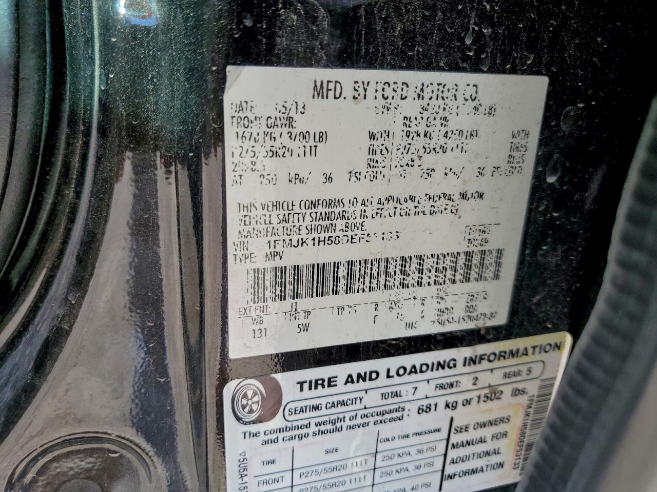 Ford Expedition El Xlt Image 8