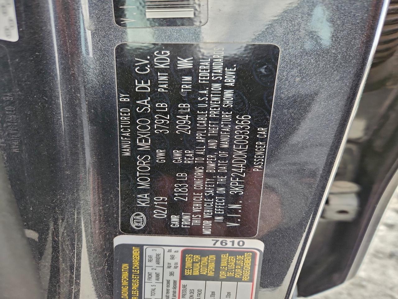 Kia Forte Fe Image 13