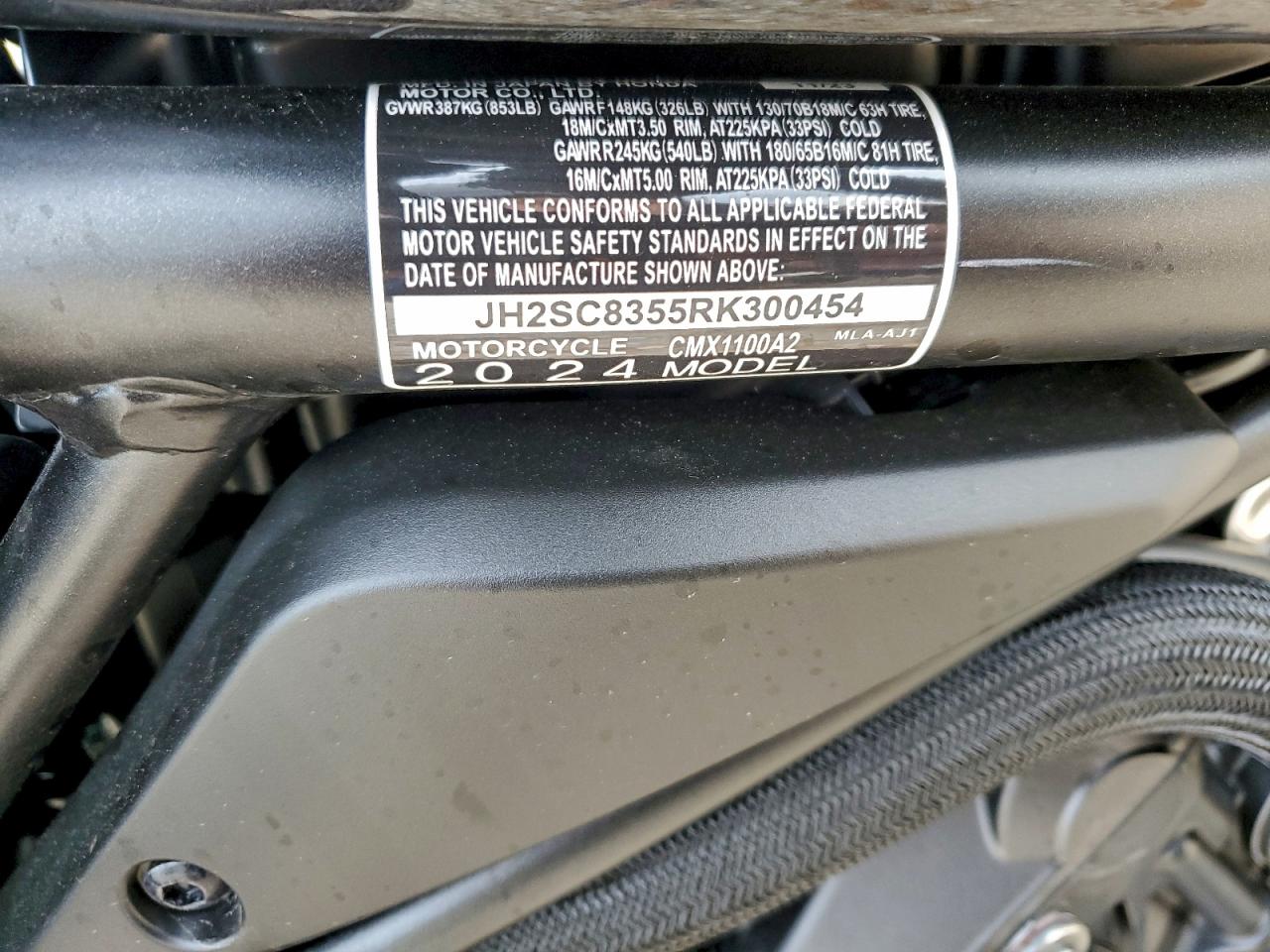 Honda Cmx1100 T T Image 9