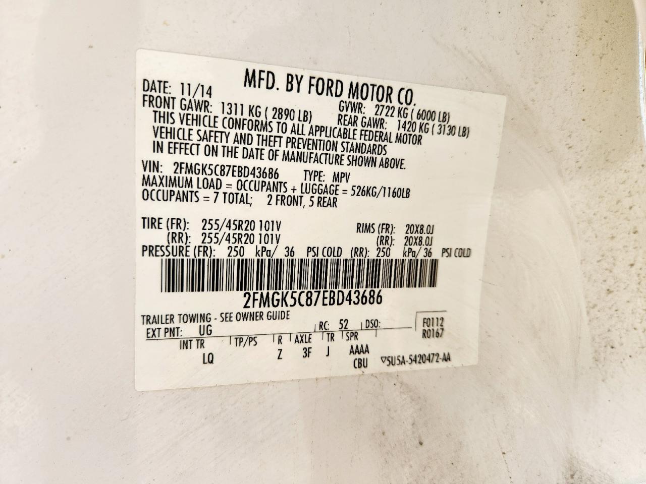 Ford Flex Sel Image 8