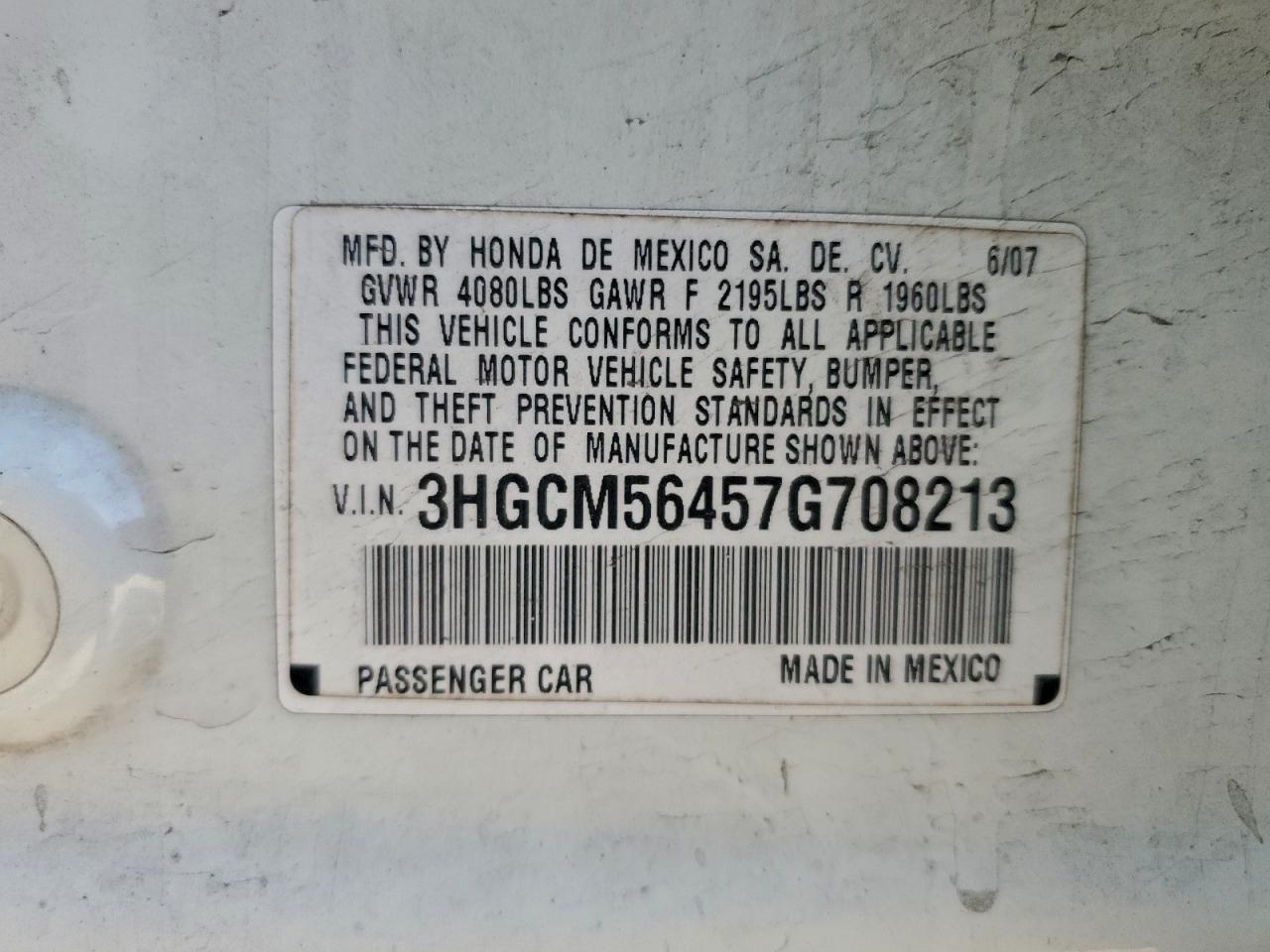 Honda Accord Lx Image 9